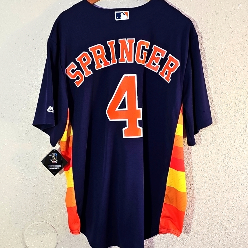 Majestic Houston Astros George Springer Jersey.